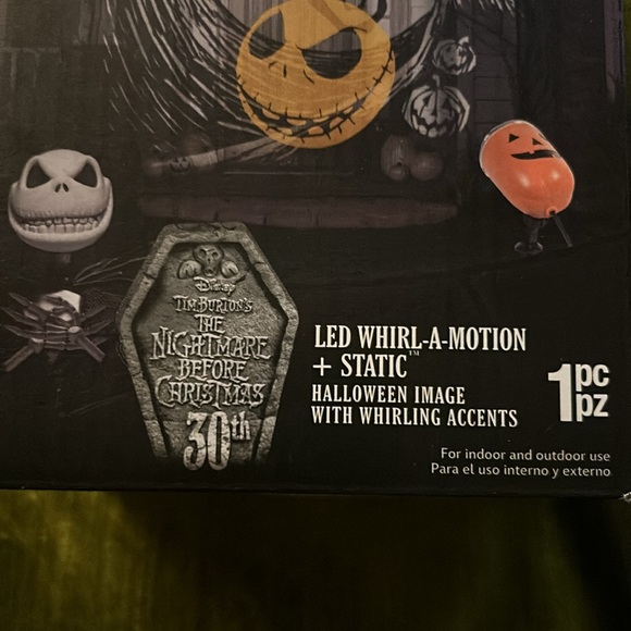 Nightmare Before Christmas LED Whirl-A-Motion + Static (New) - Picture 6 of 6